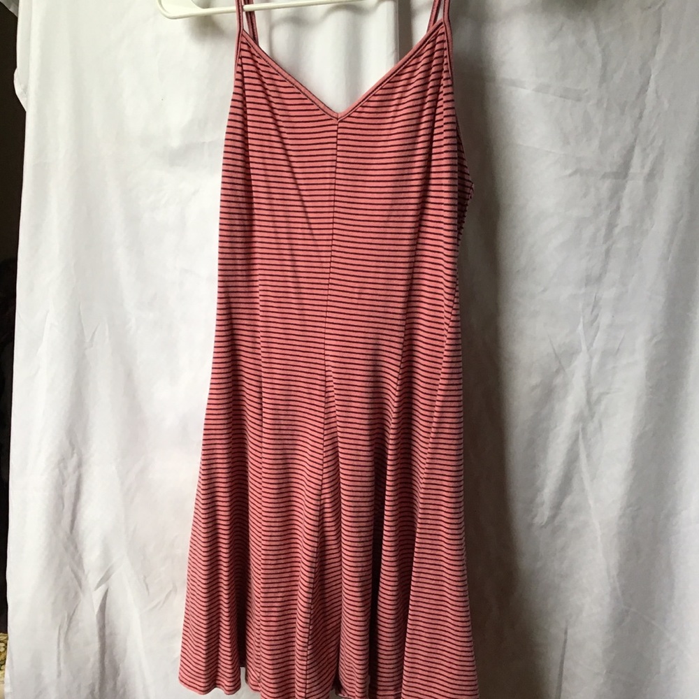 Sleeveless Dress Pink & Navy - Size M